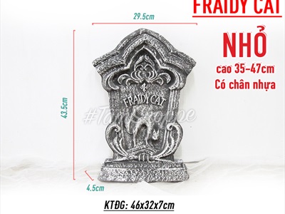 Tấm bia mộ giả trang trí bằng mút xốp nhiều kiểu HLW-BIAMO-01